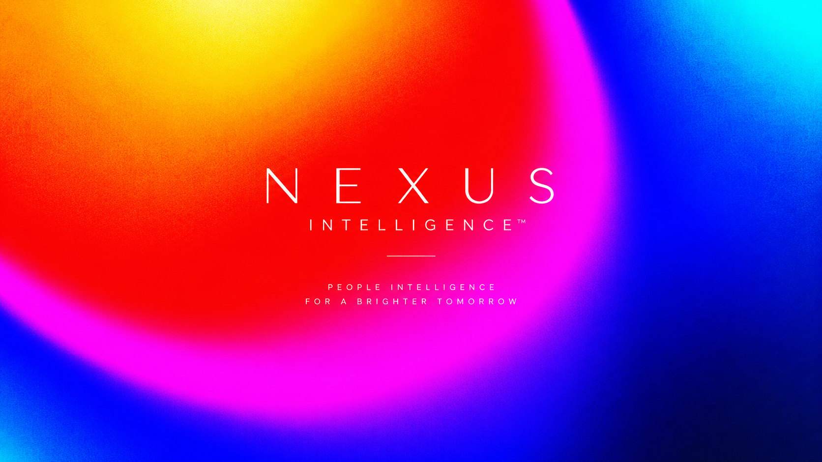 Nexus Intelligence™ brand artwork — people intelligence for a brighter tomorrow
